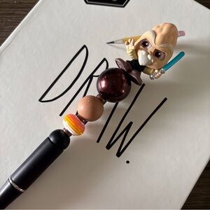 Disney Doorables: Star Wars: Ki-Adi-Mundi handmade beaded pen